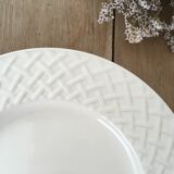 Vintage white plates