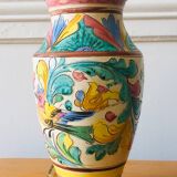 Majolica Italy ceramic lamp base
