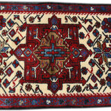 Authentic Persian rug from the mid-20th century 87 x 60 cm