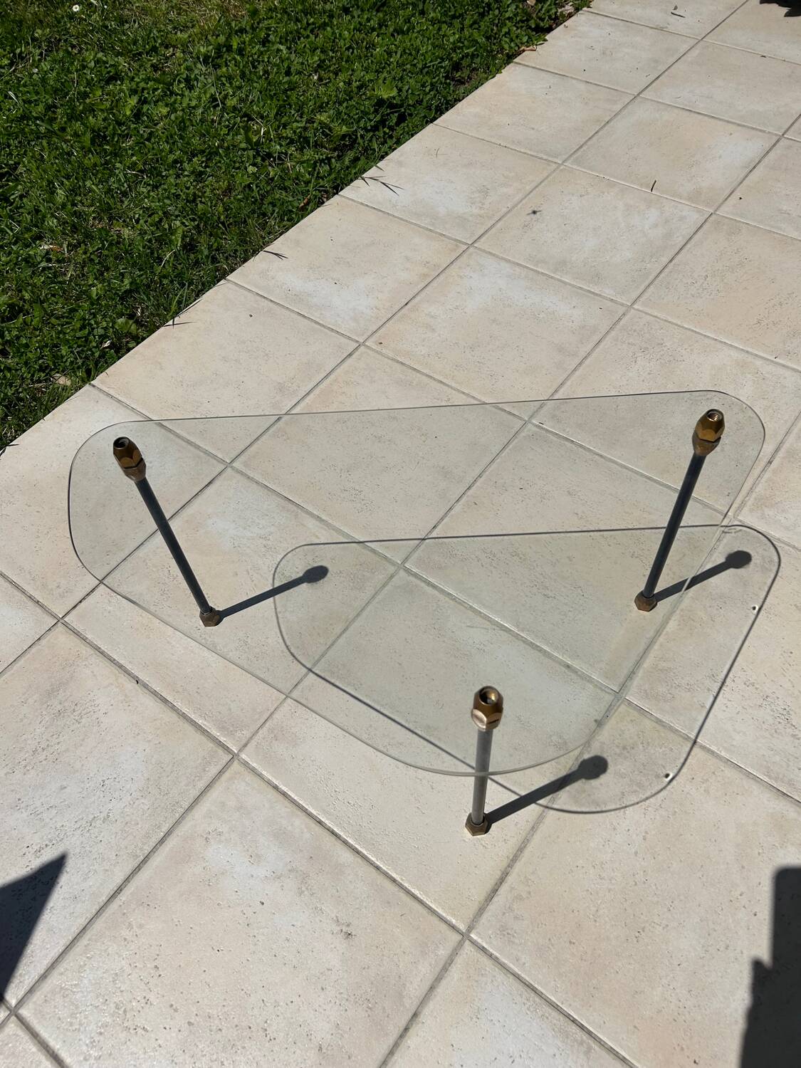 Vintage tripod coffee table