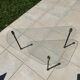 Table basse tripode vintage