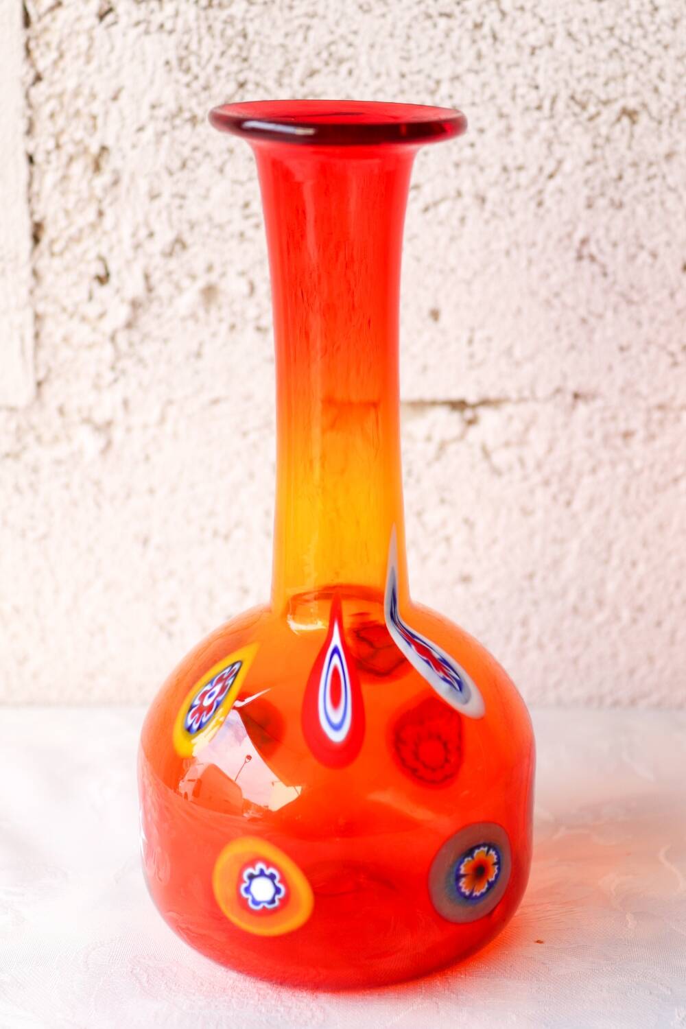 Murano blown glass vase – Vintage 70s