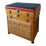 Fishing storage box fishing stool