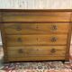 Commode Louis Philippe en noyer blond