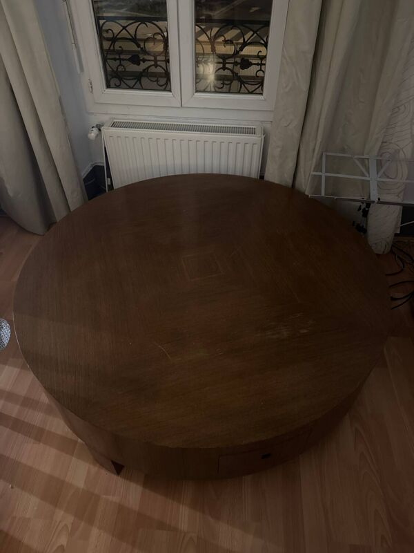 Table basse ronde