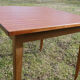 Pair of square wooden bistro tables 80 x 80 cm