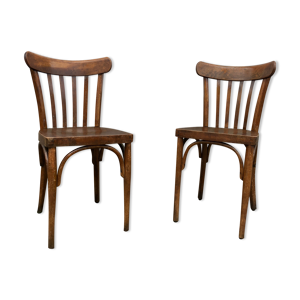 Paire de chaise bistrot bentwood