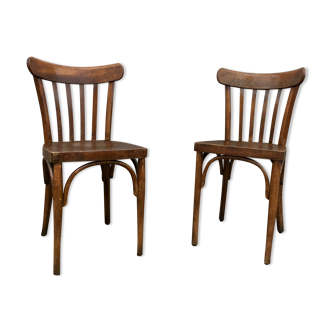 Paire de chaise bistrot bentwood vintage