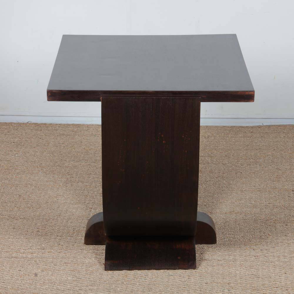 Oak side table Art Deco, French work 1930-1940