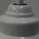 Art Deco hanging lamp with white glass ball