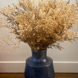 Blue Majolika ceramic vase