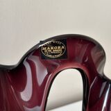 Blown glass vase - art glass - Makora