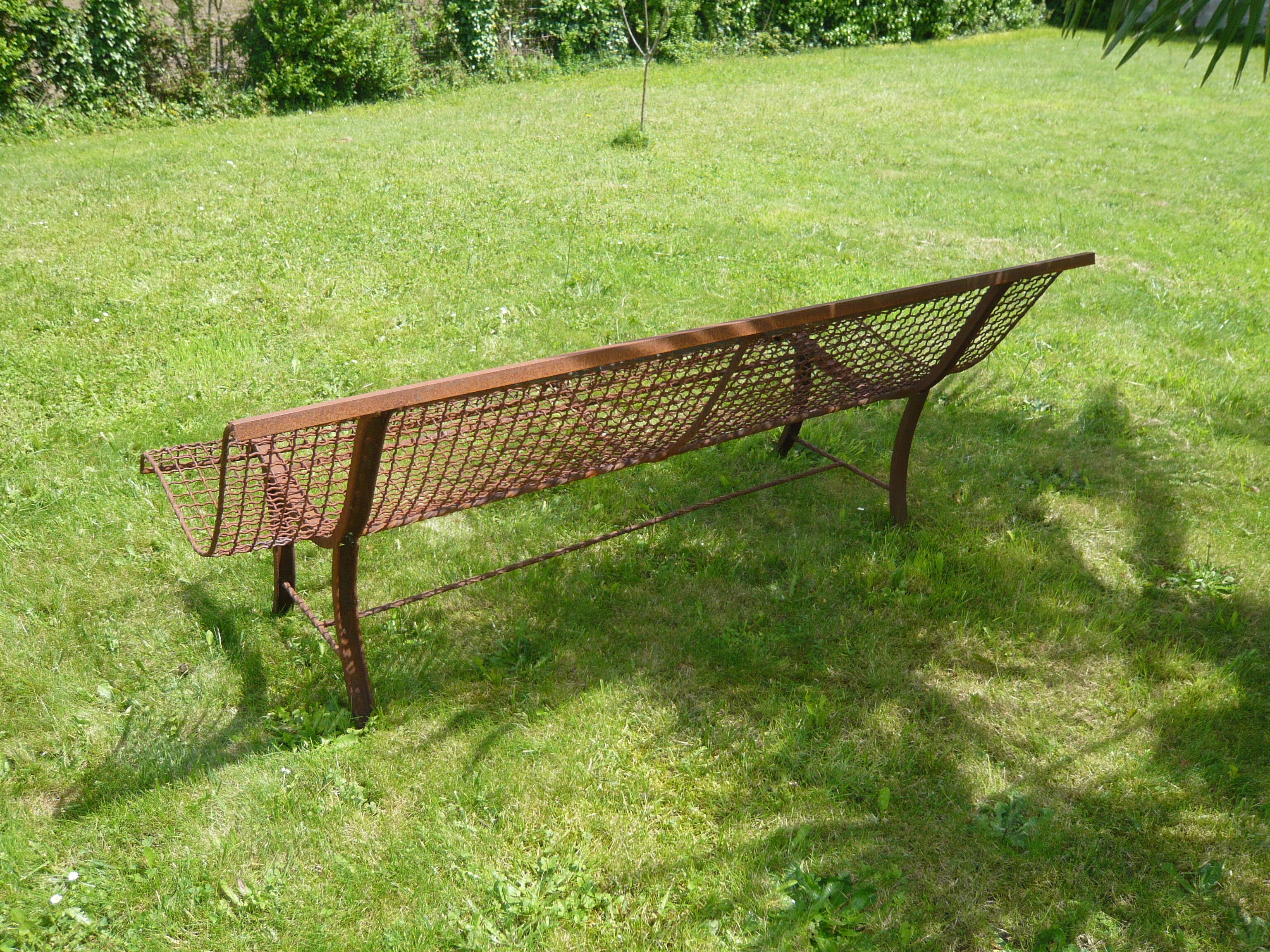 Vintage garden bench