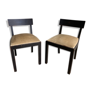 Paire de chaises bauhaus vintage