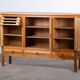 Brutalist Oak Sideboard attributed to Henning Kjærnulf, Denmark, 1960s