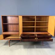 Oswald Vermaercke Paola rosewood highboard for V-Form Belgium 1959