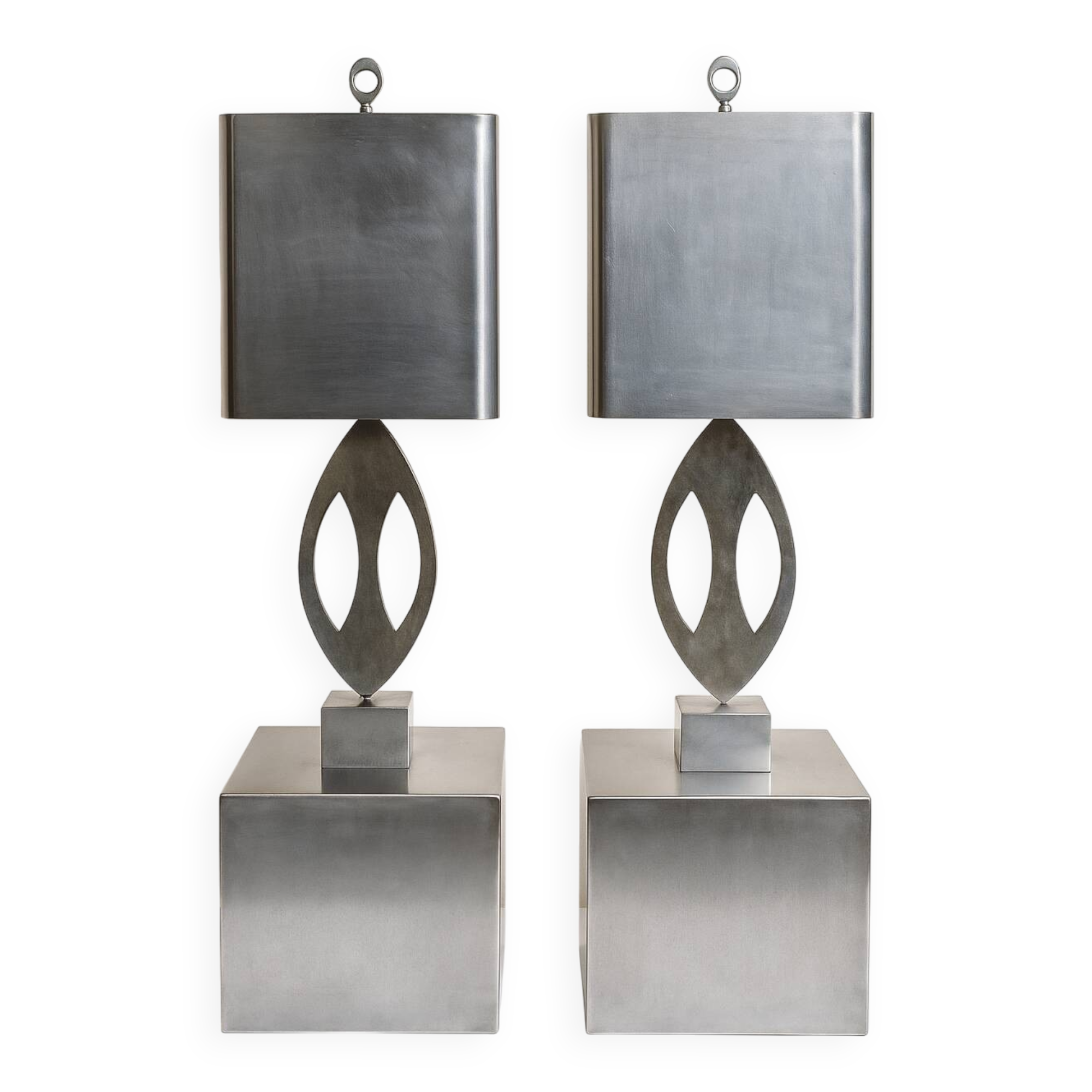 Pair of "almond" lamps by maison charles