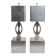 Pair of "almond" lamps by maison charles