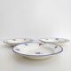 Set of 3 hollow plates in earthenware model Mary-Lou Digoin Sarreguemines