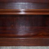 Antique pair of legal bookcases by William Baker Co in hardwood, satin and walnut.