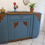 Buffet art deco blue storm