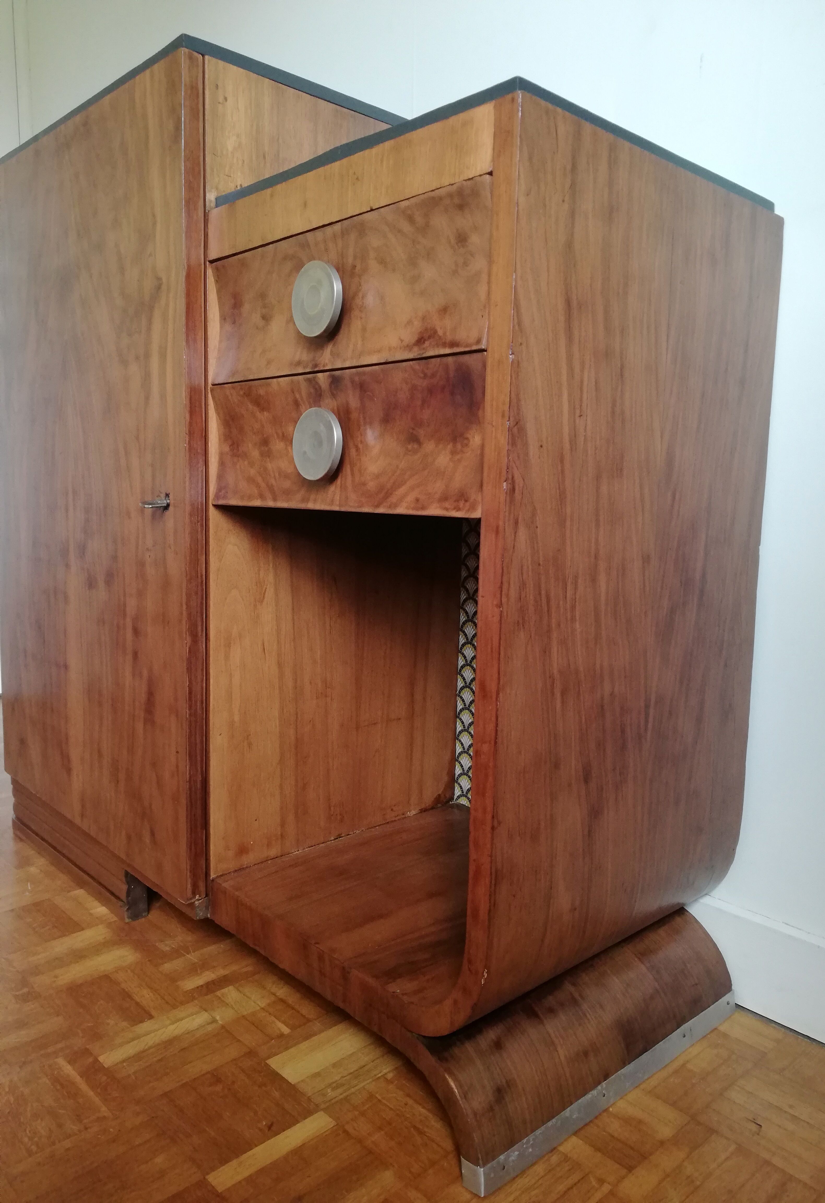 Asymmetrical art deco buffet