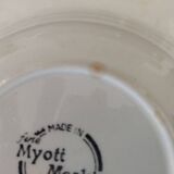 8 blue & white soup plates Broadhurst, Lunéville, Myott and Royal Sphinx Regout Maestricht