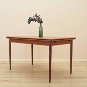 Teak table, Danish design, 1970s, made in Denmark
