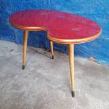 Coffee table extra tripod feet compass tray glass bean