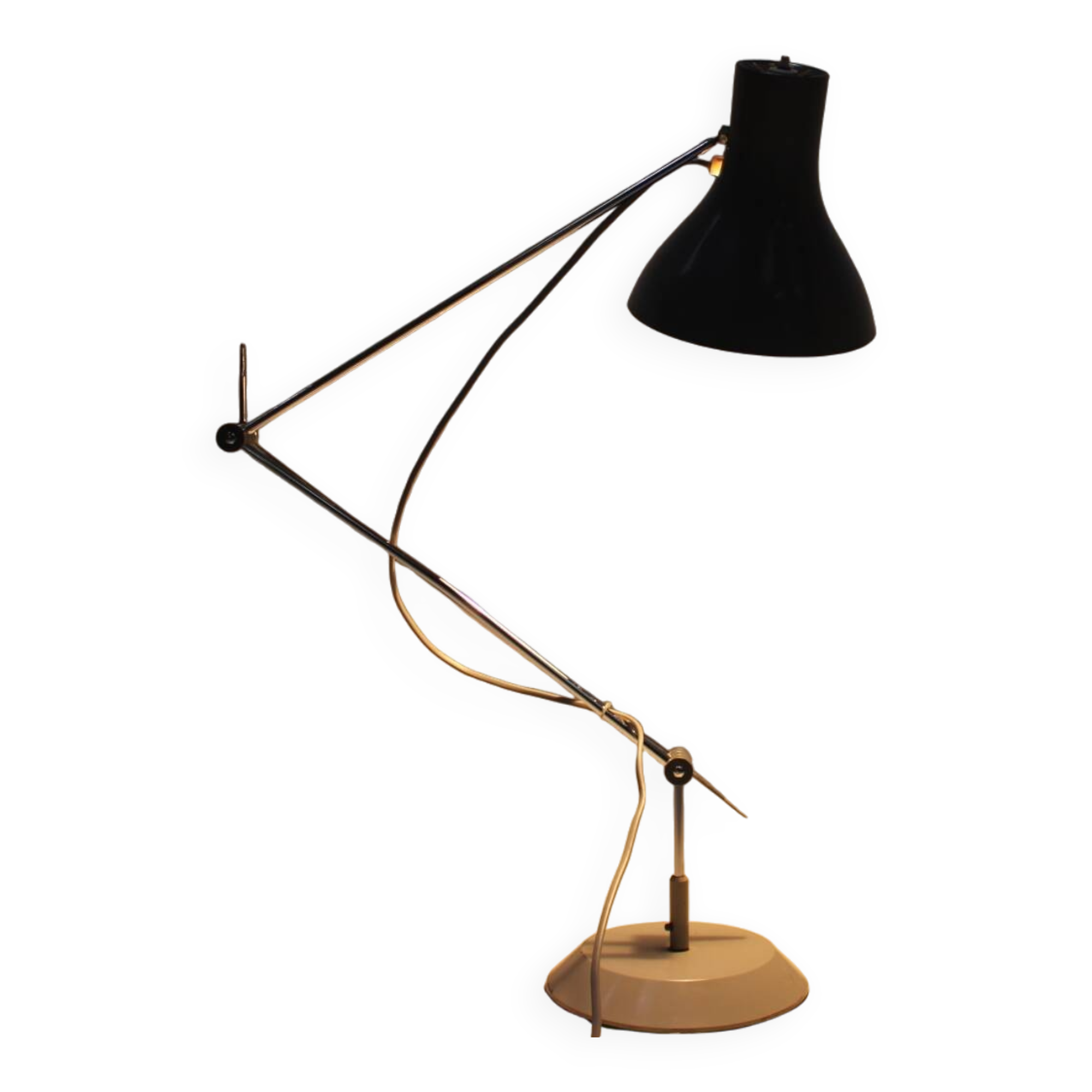 Adjustable Industrial Table Lamp by Napako, 1960's, Czechoslovakia