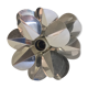 Applique fleur aluminium 1970