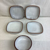 Set of vintage cups made in France Vallauris