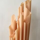 Athena table lamp draped in beige and pink, Georgia Jacob 1970