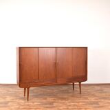 Mid-Century Danish Teak Highboard Model 13 by Gunni Omann for Omann Jun