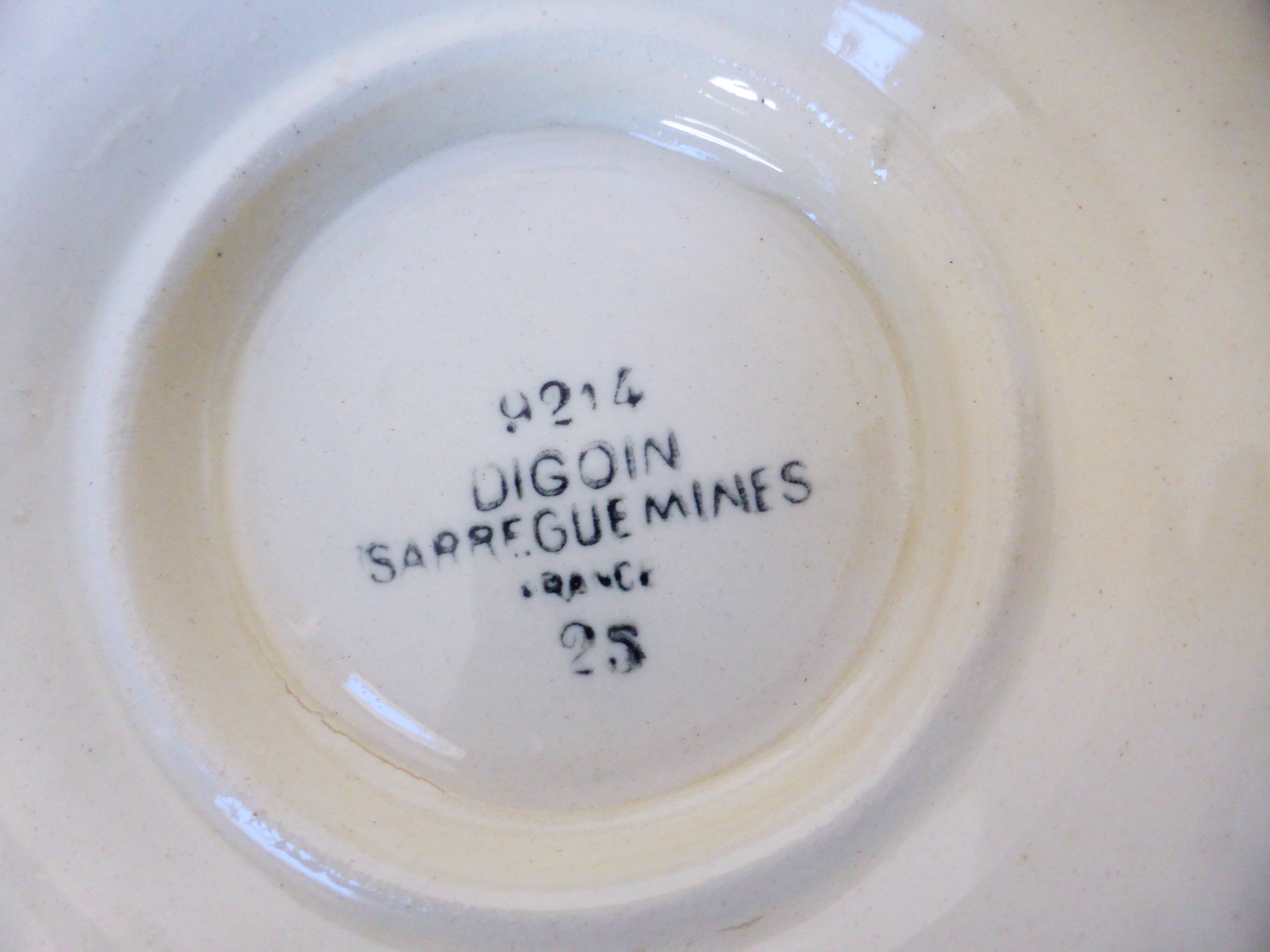1 vintage sauceboat from Digoin Sarreguemines 2106148