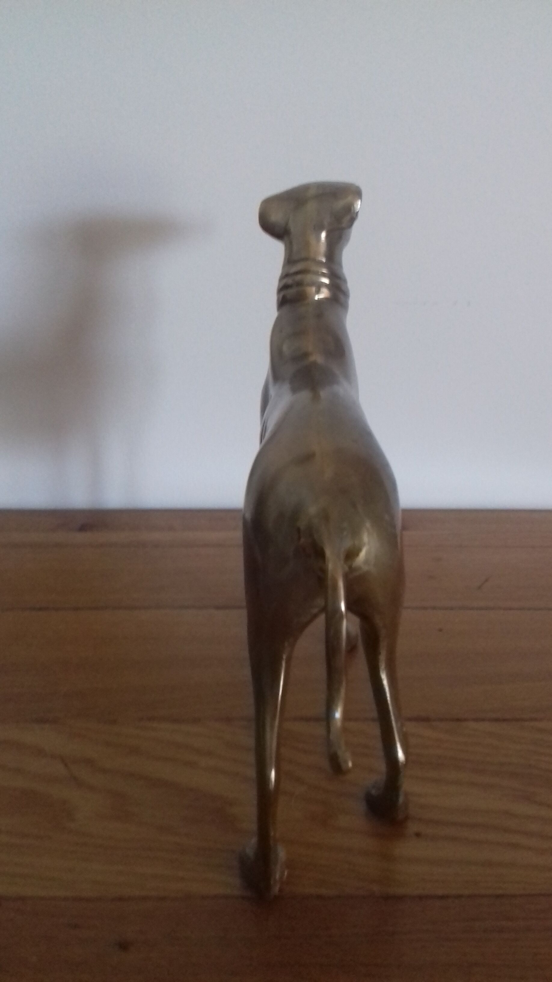 dog Greyhound brass