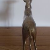 dog Greyhound brass