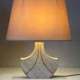 Vintage travertine lamp design 70s 80s
