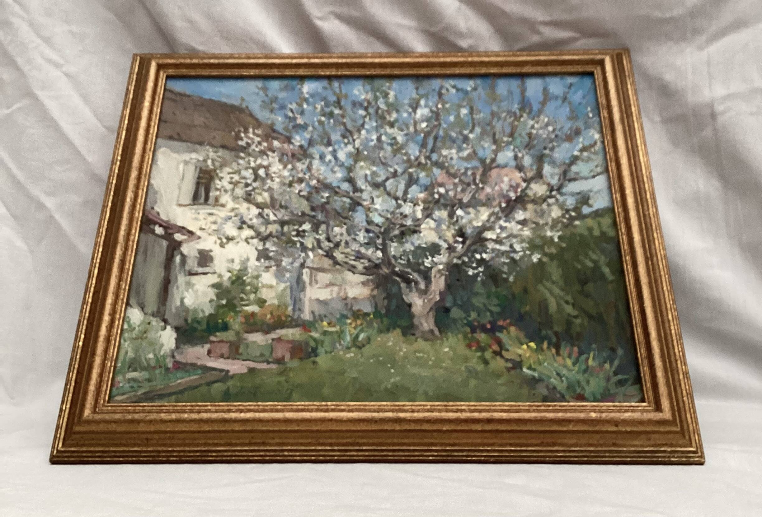 Painting signed Oil on canvas dimension: height: 45 cm - width -54 cm -