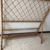 Foot and headboard rattan vintage