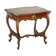 Pine desk with leather and gilding, late Victorian period around 1900.