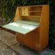 Old oak vintage writing desk 60