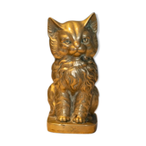 Chat en laiton