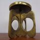 Brutalist Bronze Candle Holder, 1960s