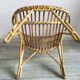 Adult rattan shell armchair