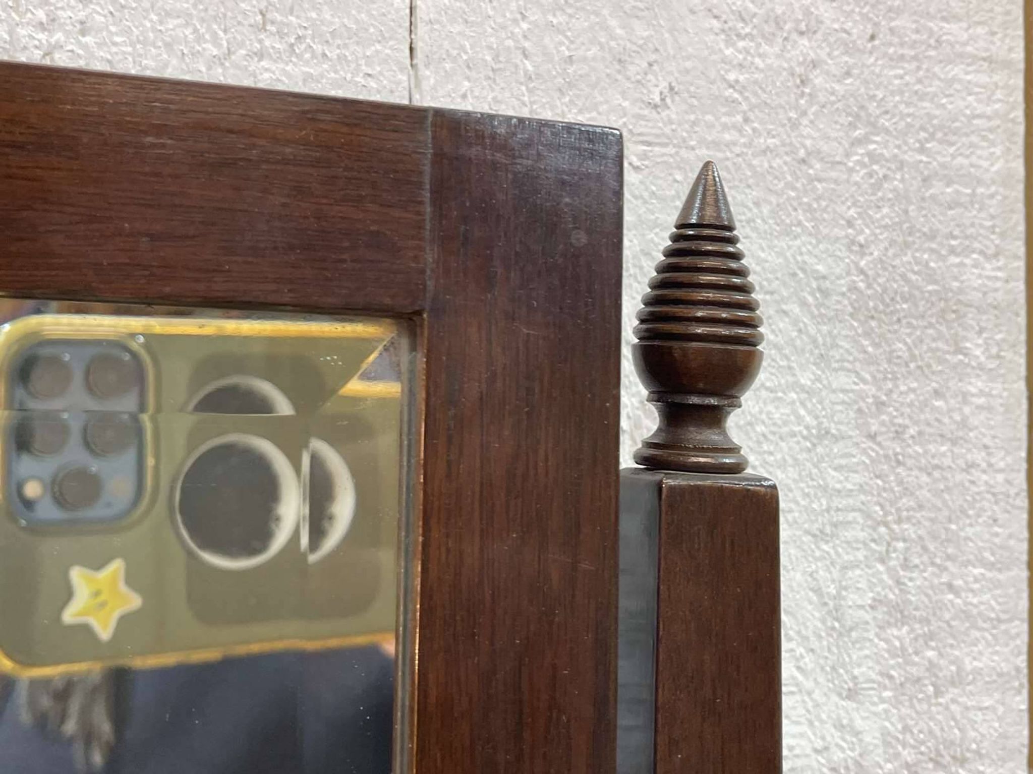 Coiffeuse anglaise en acajou début XXème
