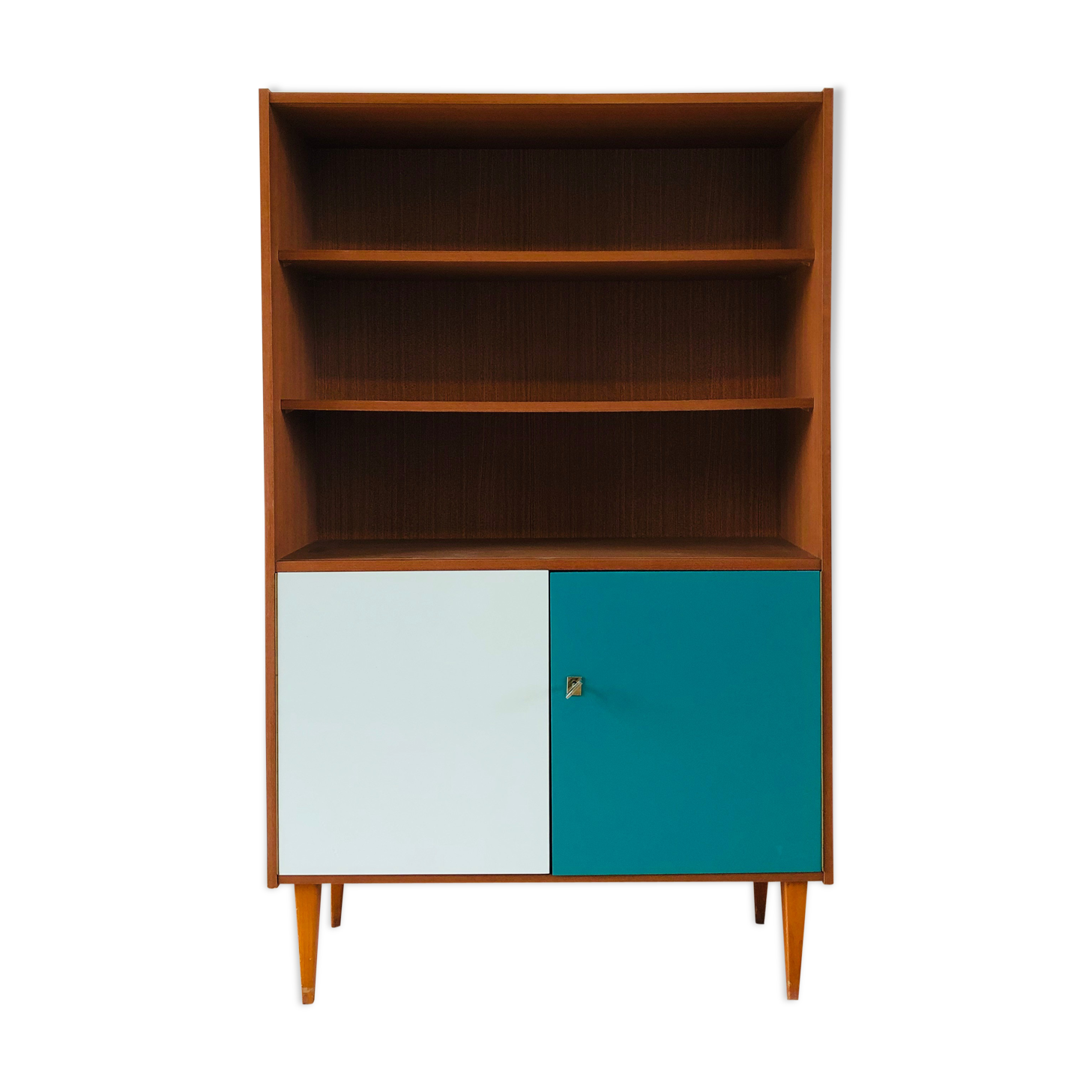 Vintage teak library 1970