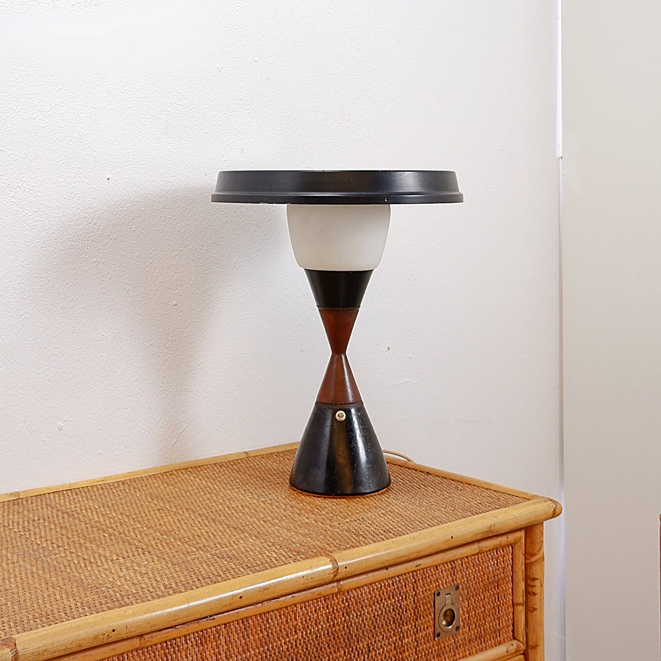 Modernist table lamp by Svend Aage Holm Sørensen, Denmark, 1950s