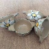 4 glazed terracotta bowls