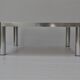 Artifort T122 coffee table by Kho Liang Ie – Original smoked glass – 1970s